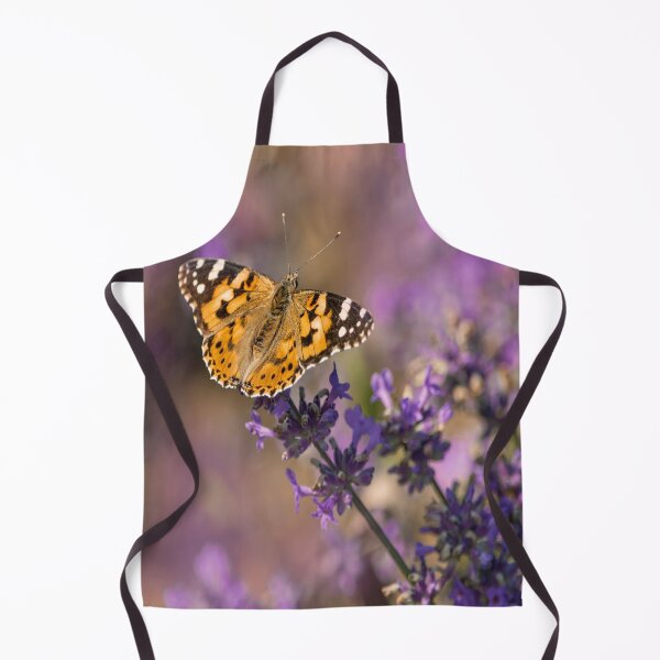 Item preview, The flight of the butterfly Aglaia on the lavender field designed and sold by ritadilalla.