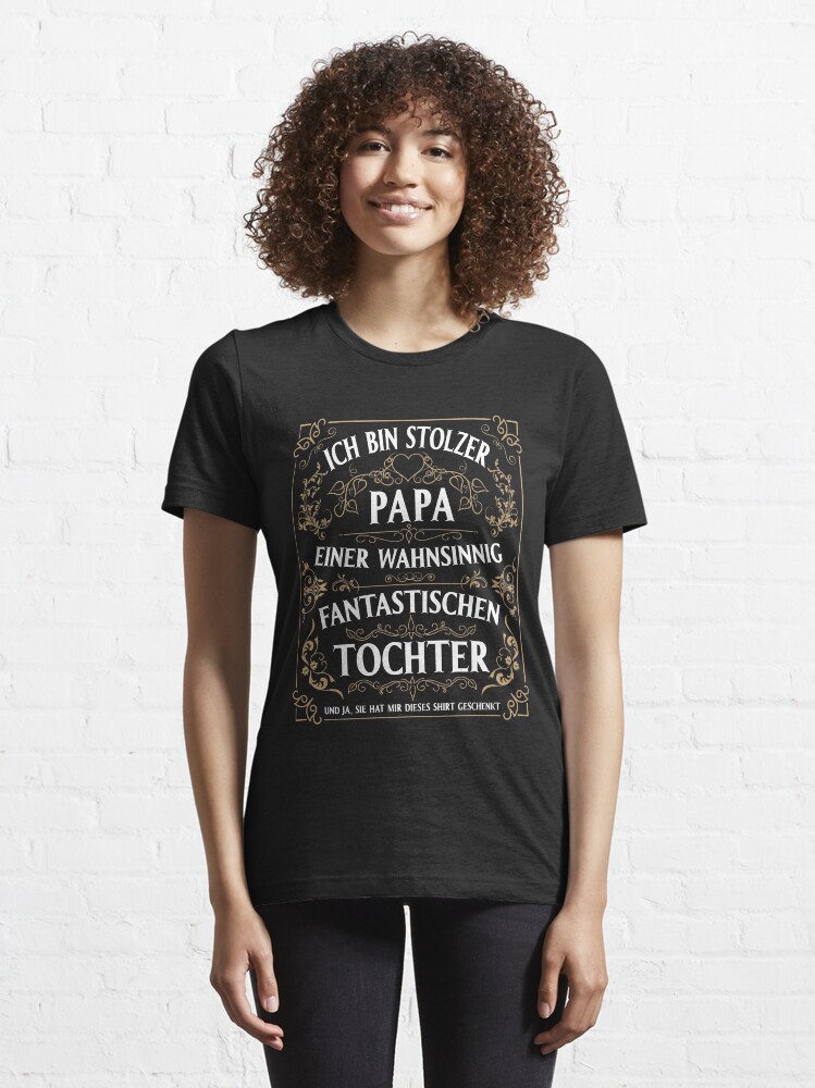 Alternate view of I am the proud dad of a fantastic daughter Vintage Essential T-Shirt