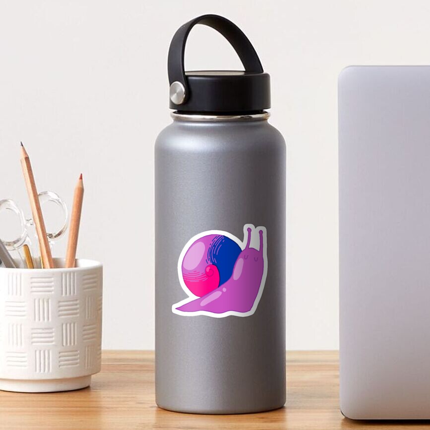 bisexual snail Sticker