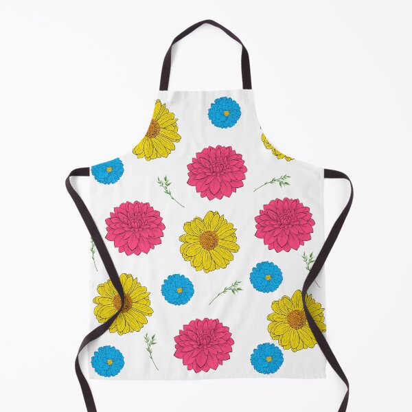 Item preview, Blue, Yellow and Pink Dahlia with foliage designed and sold by VV-2020.