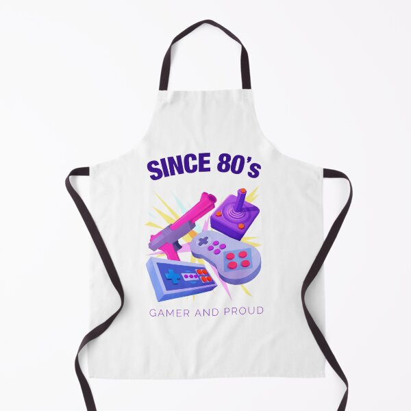 Item preview, Gamer and Proud since 80's - Old school gamer gift designed and sold by Xavier Vieira.