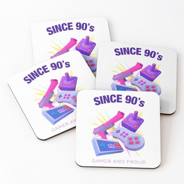 Item preview, Gamer and Proud since 90's - Old school gamer gift designed and sold by Xavier Vieira.