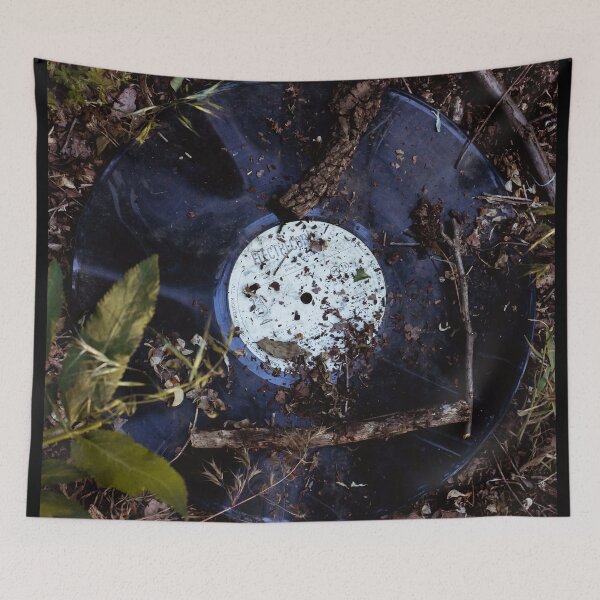 Item preview, Old lost disc record in the woods designed and sold by Life-s-A-Hike.