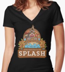 Briar Patch Splash Women's Fitted V-Neck T-Shirt