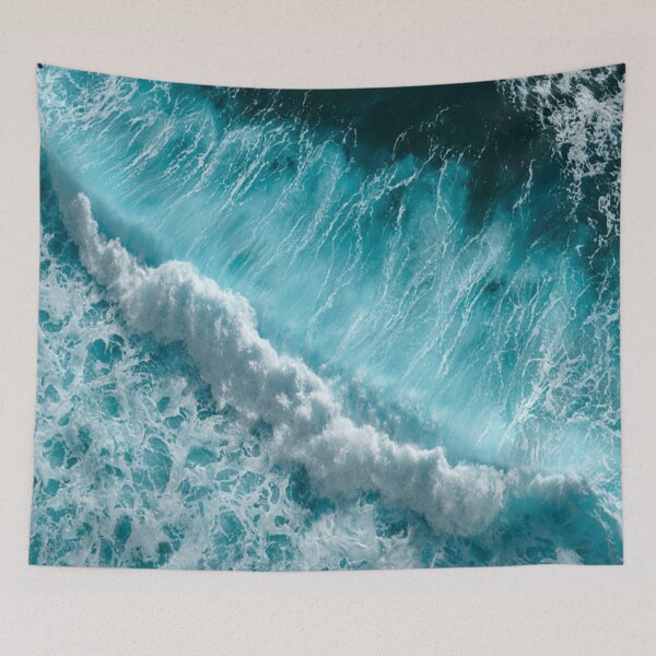 Item preview, Blue Ocean Waves  designed and sold by kkrenny13.