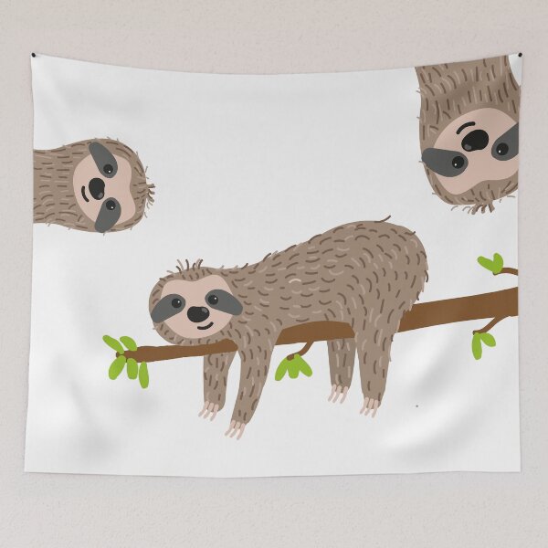 Item preview, Happy sloth designed and sold by BorneowithLove.