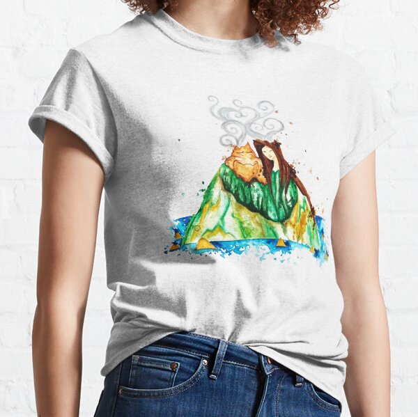 Te lavo volcanes en Hawai - Te amo Camiseta clásica