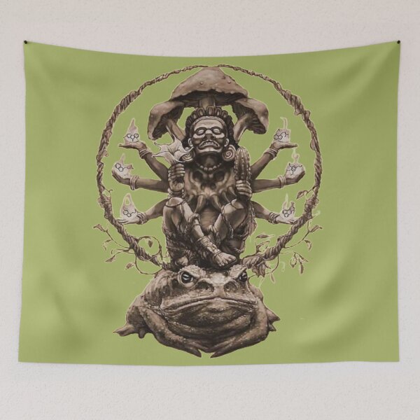 Item preview, Shaman and toad designed and sold by Brujita11.
