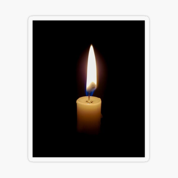 Solo Melting Wax Flickering Candle Sticker