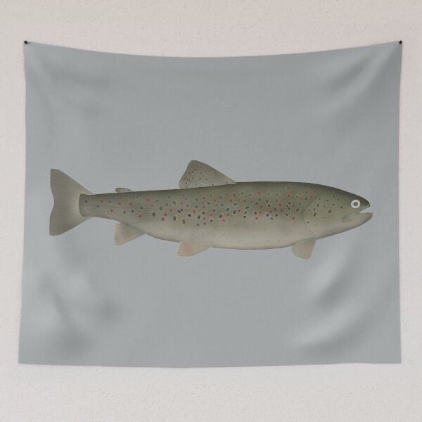 Item preview, Ohrid Trout designed and sold by fishfolkart.