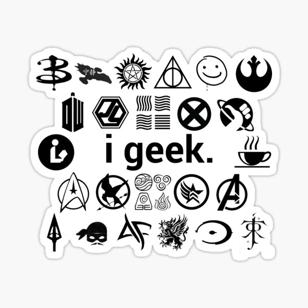 "geekdom" Sticker for Sale by onezenmom Redbubble