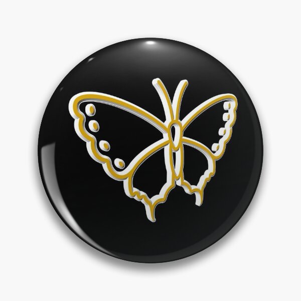 Artikelvorschau, Schmetterling ~ Gelb & Weiß entworfen und verkauft von Boakes-Digital.