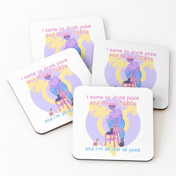 Item preview, pro juice, anti TERF designed and sold by june moth.