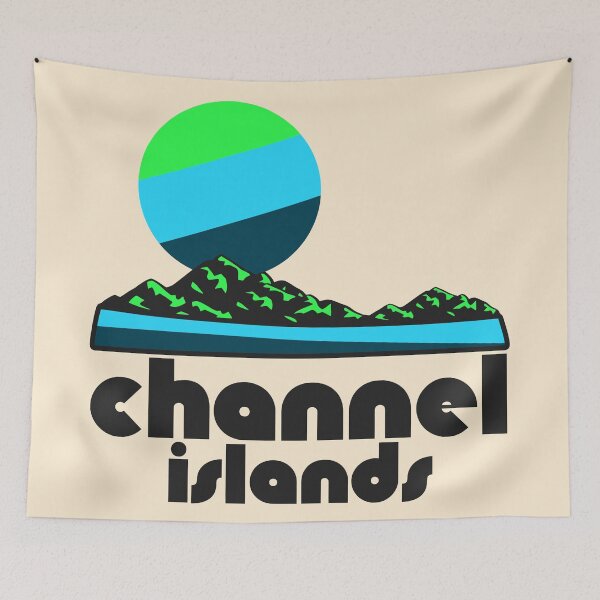 Item preview, Retro Channel Islands ))(( Tourist Souvenir National Park Design designed and sold by acquiesce13.