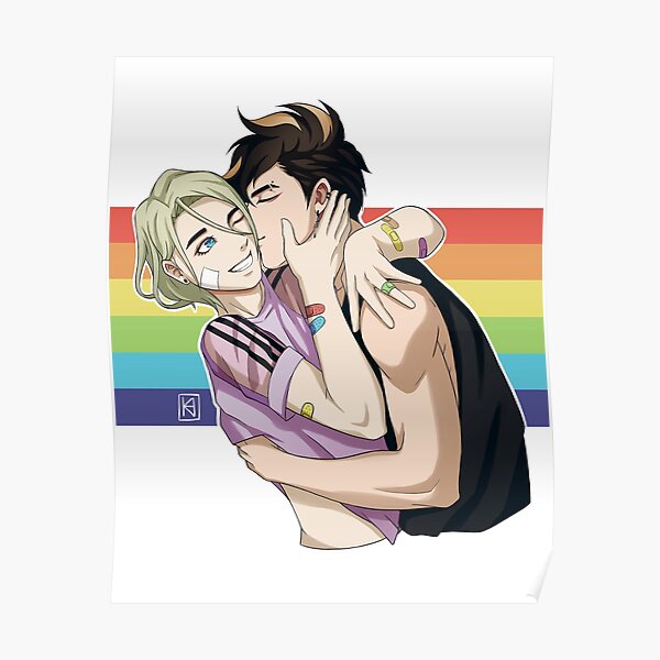 Poster Anime Couple Redbubble