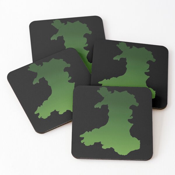 Item preview, Wales outline green gradient  designed and sold by Louisa Powell.