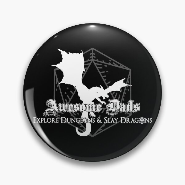 Item preview, Awesome Dads Explore Dungeons and Slay Dragons designed and sold by ToplineDesigns.