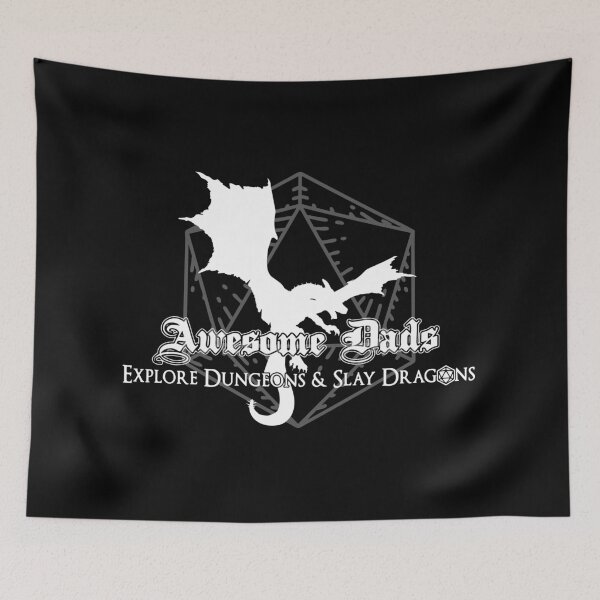 Item preview, Awesome Dads Explore Dungeons and Slay Dragons designed and sold by ToplineDesigns.