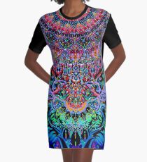 Mandala Energy Graphic T-Shirt Dress
