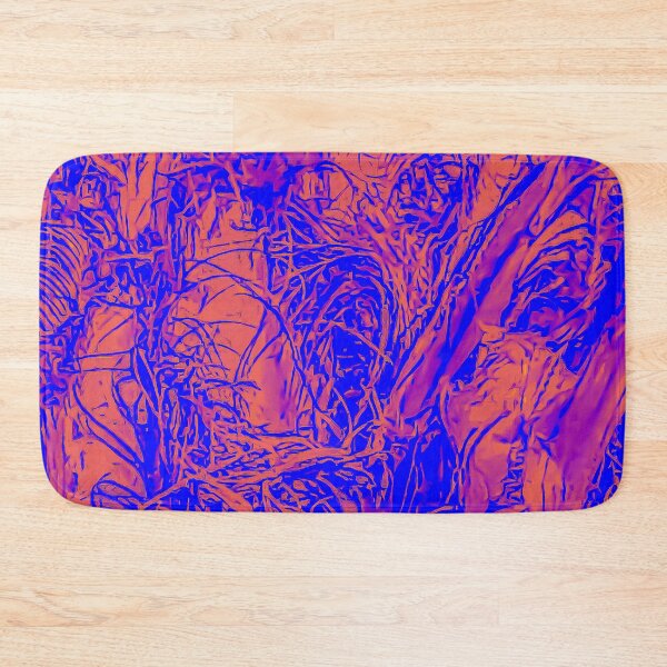 Item preview, Palm Peeling Bark Dark Purple and Orange designed and sold by Designs By YL.