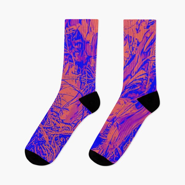 Item preview, Palm Peeling Bark Dark Purple and Orange designed and sold by Designs By YL.
