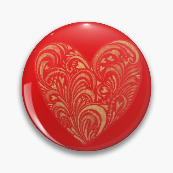 Item preview, Golden heart designed and sold by Olga Vialkova.