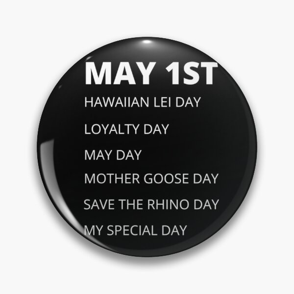 Item preview, Daily holidays - May 1st designed and sold by edwardtiptonart.