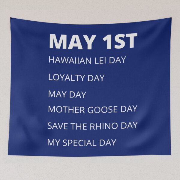 Item preview, Daily holidays - May 1st designed and sold by edwardtiptonart.