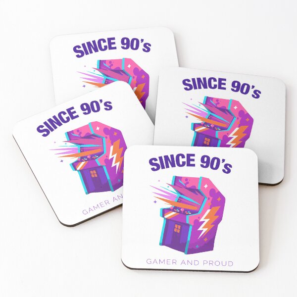 Item preview, Gamer and Proud since 90's - Old school gamer gift designed and sold by Xavier Vieira.