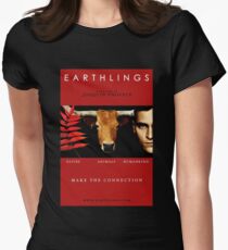 "Earthlings" Movie Cover Women's Fitted T-Shirt