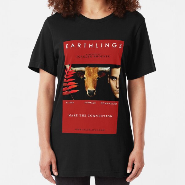 "Earthlings" Movie Cover Slim Fit T-Shirt