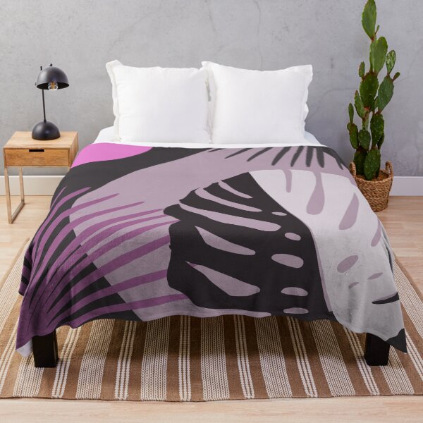 Item preview, Minimal Yin Yang Monstera Fan Palm Night Finesse #3 #tropical #decor #art designed and sold by Anita's & Bella's Art.
