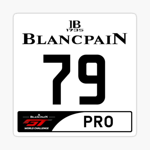 gt race car license plate pro