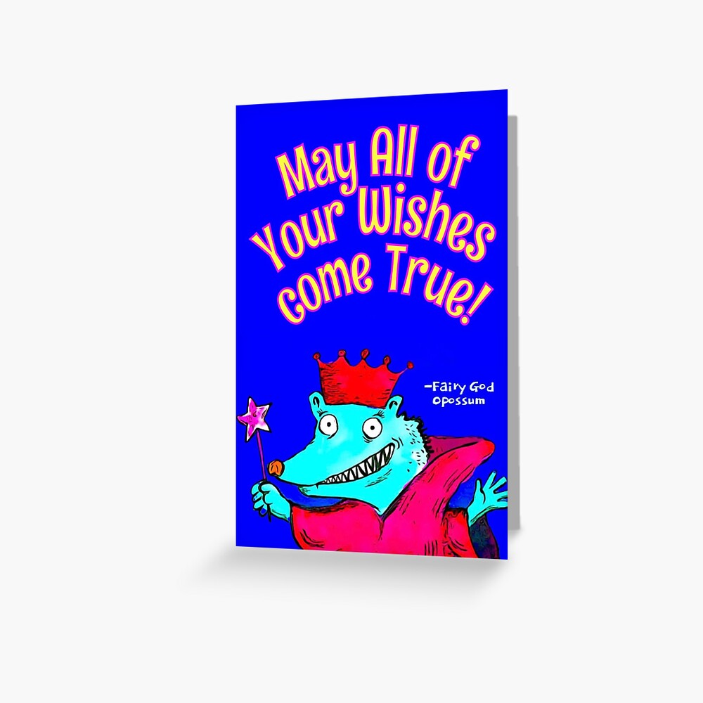 MAY ALL YOUR WISHES COME TRUE Greeting Card