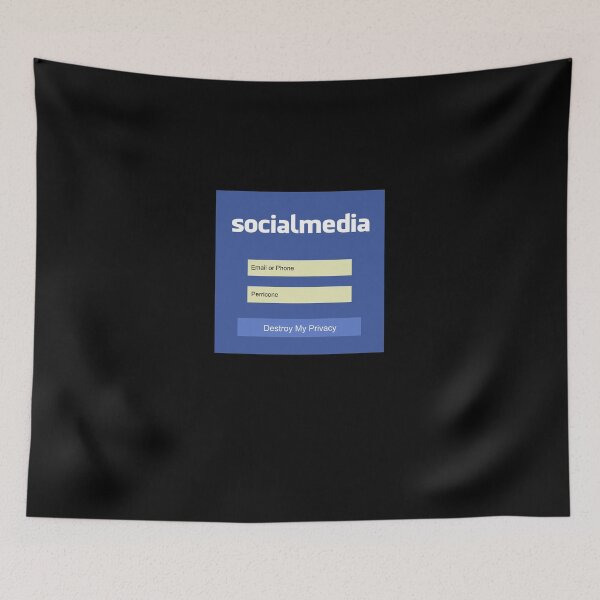 Item preview, Destroy My Privacy Social Media designed and sold by paul67mcgrath.
