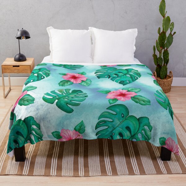 Item preview, Aloha summer vibes blue pattern designed and sold by editanagy.