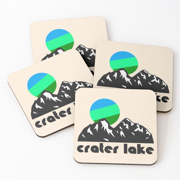 Item preview, Retro Crater Lake ))(( Tourist Souvenir National Park Design designed and sold by acquiesce13.