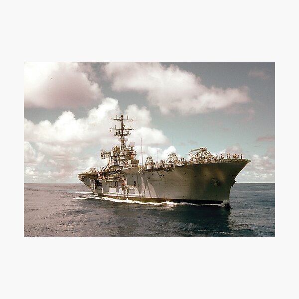 USS OKINAWA (LPH-3) SHIP'S STORE Photographic Print