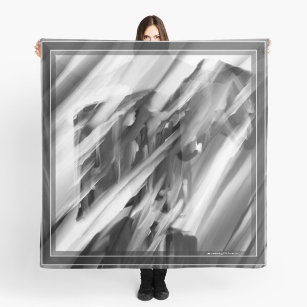 E S C_09 BLACK & WHITE Scarf