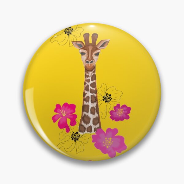 Item preview, Giraffe and flowers romanti designed and sold by GraziBarth.