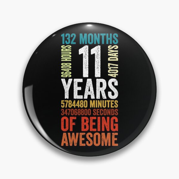 Item preview, 11th anniversary gift, 11th wedding anniversary, kids birthday gift designed and sold by T-DESIGNEDZ.