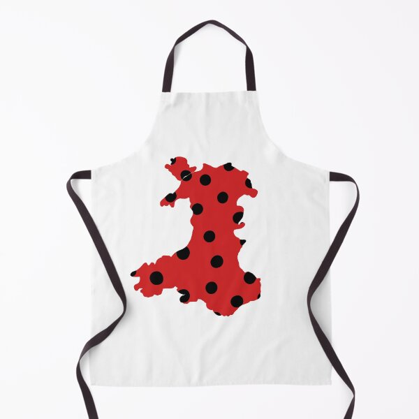 Item preview, Wales outline with black dots designed and sold by Louisa Powell.