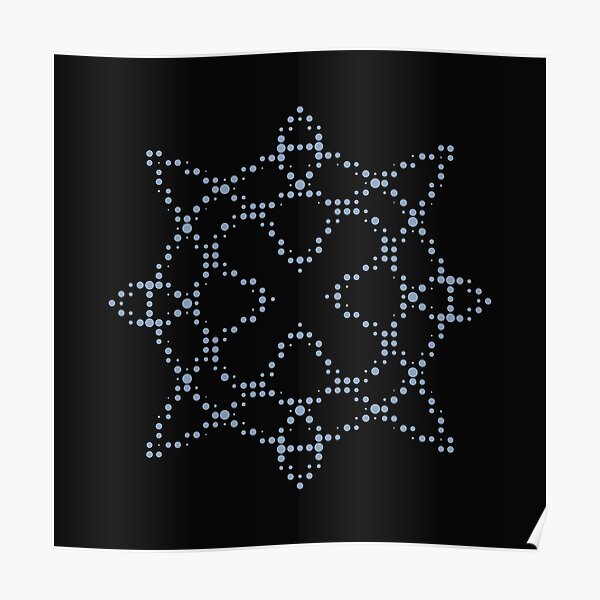 Mandala dotted Poster