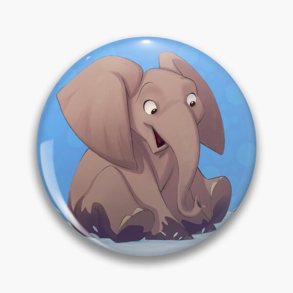 Item preview, Baby African elephant playing in a puddle designed and sold by PaulaBS.