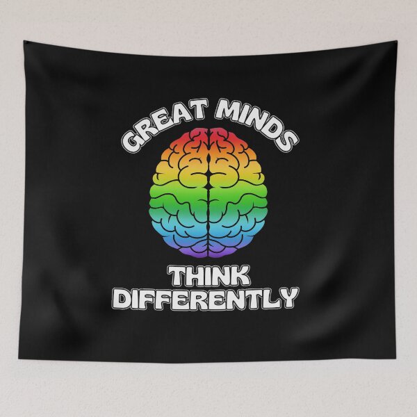 Item preview, Great Minds Think Different - Celebrate Neurodiversity  designed and sold by Gerhanj.