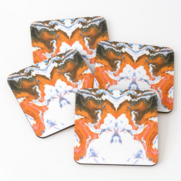 Item preview, Orange, Blue, and White Abstract designed and sold by Latorih10.