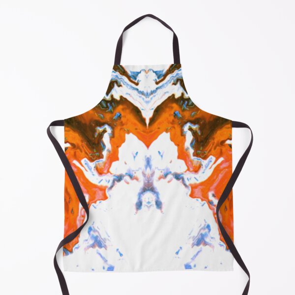 Item preview, Orange, Blue, and White Abstract designed and sold by Latorih10.
