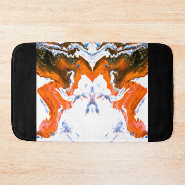 Item preview, Orange, Blue, and White Abstract designed and sold by Latorih10.