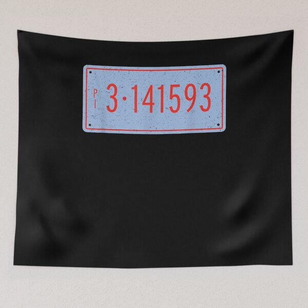 Item preview, Pi Numbers 3 14 As A Number Plate  designed and sold by saigeorion.