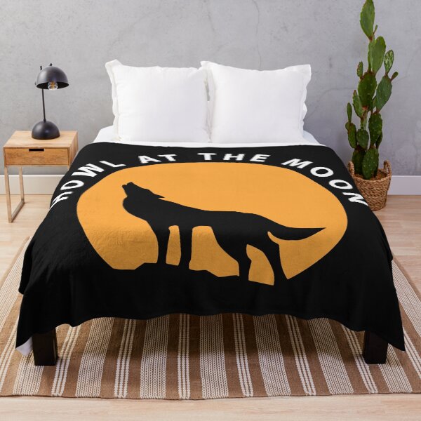 Item preview, Howl At The Moon Be Brave Stay Wild Wolf designed and sold by StudioTina.